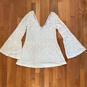 Ecote Beautiful Lace Tunic M